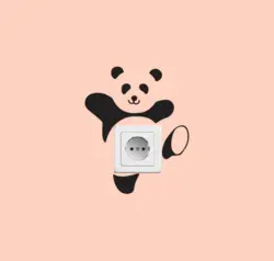 استیکر کلید پریز کُد115