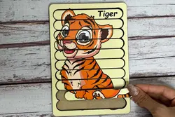 پازل ببر (ده تیکه)