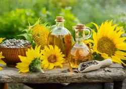 روغن آفتابگردان طبیعی