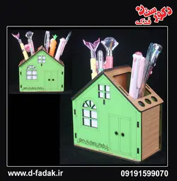 جاقلمی رنگی - طرح کلبه - دوطرفه