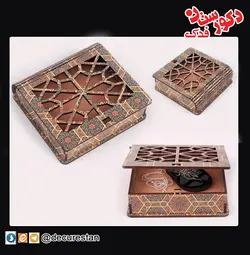 جعبه النگوی ام دی اف - طرح مینا