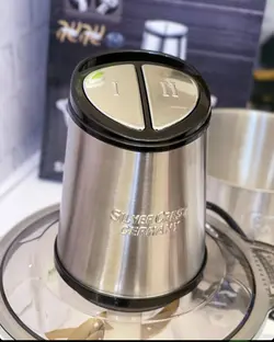 خردکن 2 کاسه سیلورکرست اصلی ٢ عدد تيغه طلایی سیر پاک کن دار