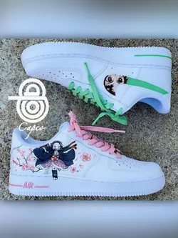 کفش AF1 طرح انیمه دیمن اسلیر (شیطان کش)