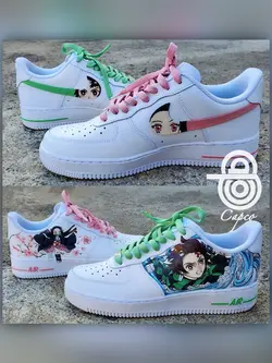 کفش AF1 طرح انیمه دیمن اسلیر (شیطان کش)