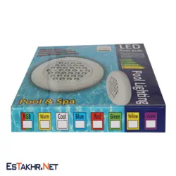 چراغ استخر روکار 36 وات فلت RGB