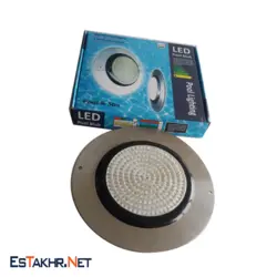 چراغ استخر روکار استیل 10 وات مولتی کالر(فوق باریک)