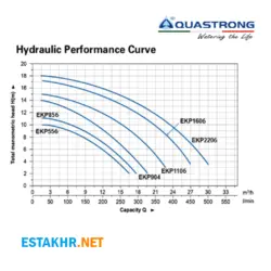 پمپ تصفیه استخر AquaStrong 0.75 hp مدل EKP550