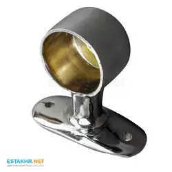دستگیره هندریل استخر برنجی مدل دوپیچ سربسته