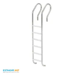 نردبان استخر 6 پله استیل 304 پله پلاستیکی