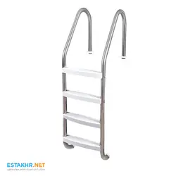 نردبان استخر 4 پله ساده پله پلاستیکی