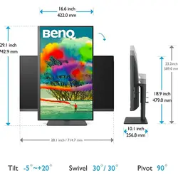 مانیتور بنکیو مدل MONITOR BENQ PD3205U