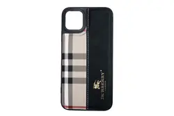 قاب ژله ای طرح چرم ایفون11PROMAX طرح BURBERRY