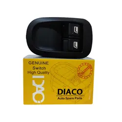 کلید شیشه بالابر دیاکو مدل DPN320 مناسب برای پژو 206 تیپ 2