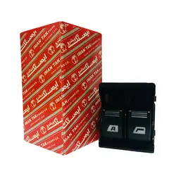 کلید شیشه بالابر اتو چپ ایمن تک مدل KS123 مناسب برای پژو 405 SLX