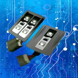 کلید شیشه بالابر فراسلی کد 1952 مناسب برای پرایدصبا مجموعه دو عددی