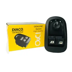 کلید شیشه بالابر دیاکو مدل DPN-319 مناسب برای پژو 206 تیپ 5