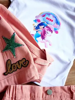 تیشرت تکشاخ و پری دریایی