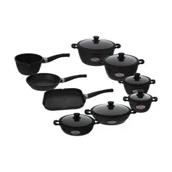 سرویس پخت و پز 15 پارچه زرساب مدل ماربلینا کد MB-7780