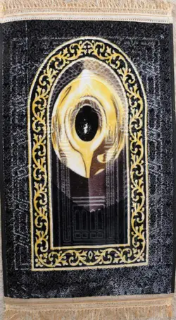 جانماز مخمل طرح برجسته (حجرالاسود) کد500