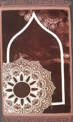 جانماز مخمل رنگی کد22