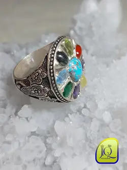 انگشتر 9 جواهر