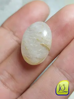 نگین کوارتز روتایل دار