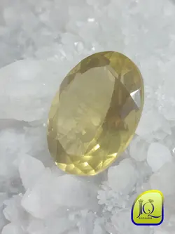 نگین کوارتز لیمویی