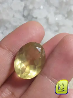 نگین کوارتز لیمویی