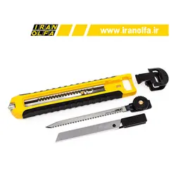 کاتر بزرگ با 2 تیغ اره ای و متوسط اُلفا (OLFA) ژاپن - مدل CS-5
