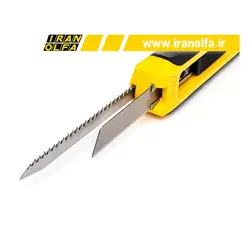 کاتر بزرگ با 2 تیغ اره ای و متوسط اُلفا (OLFA) ژاپن - مدل CS-5