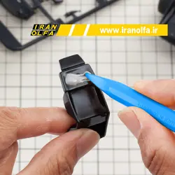 کاتر قلمی اُلفا (OLFA) ژاپن - مدل AK-5/5B/BLU به همراه 5 تیغ یدک 30 درجه