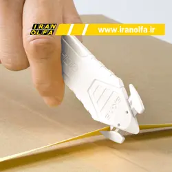کاتر ایمن با تیغه مخفی اُلفا (OLFA) ژاپن - مدل SK-15/WHT جهت باز کردن بسته بندی