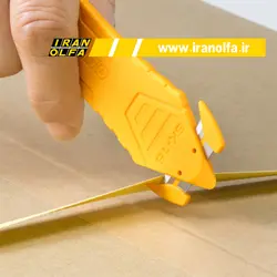کاتر ایمن با تیغه مخفی اُلفا (OLFA) ژاپن - مدل 15-SK جهت باز کردن بسته بندی