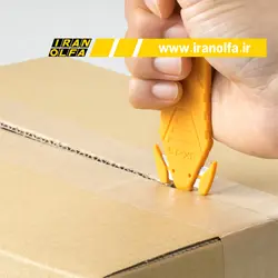 کاتر ایمن با تیغه مخفی اُلفا (OLFA) ژاپن - مدل 15-SK جهت باز کردن بسته بندی