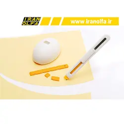کاتر ایمن با تیغه محافظت شده اُلفا (OLFA) ژاپن - مدل 1-ESK مخصوص دانش آموزان