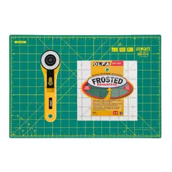 ست کاتر،خط کش و صفحه برش اُلفا (OLFA) ژاپن - مدل RTY-ST/QR