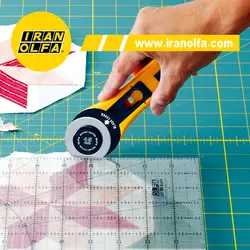 ست کاتر،خط کش و صفحه برش اُلفا (OLFA) ژاپن - مدل RTY-ST/QR