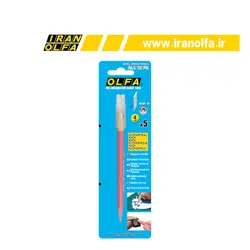 کاتر قلمی اُلفا (OLFA) ژاپن - مدل AK-5/5B/PIK به همراه 5 تیغ یدک 30 درجه