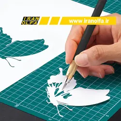 کاتر قلمی اُلفا (OLFA) ژاپن - مدل AK-5/5B/BLK به همراه 5 تیغ یدک 30 درجه