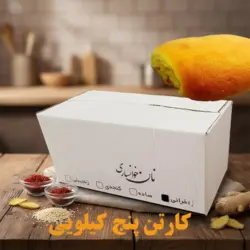 شیرینی سنتی نان خوانساری کارتن 100جفتی (200عددی)