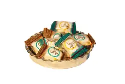 گز فله لقمه 28 درصد مخلوط پسته و بادام با انگبین جامی - نیم کیلو