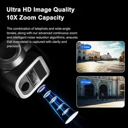 دوربین سولار سیم کارتی و وایفای 10X زوم اپتیکال Y7A
