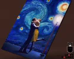 تابلو دکوری طرح لا لا لند | La la land