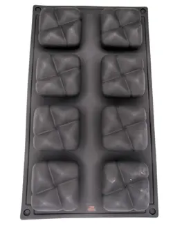 قالب سیلیکون مربع طرحدار خارجی