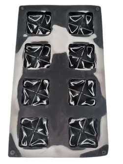 قالب سیلیکون مربع طرحدار خارجی