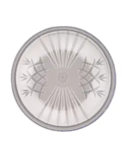 سینی کریستال دایره