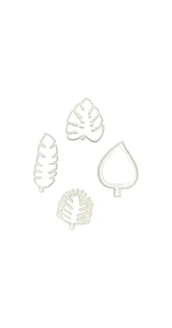 ست کاتر پلاستیکی برگ هاوایی