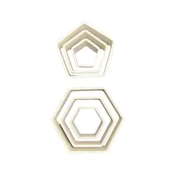 کاتر پلاستیکی 5 و 6ضلعی