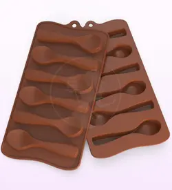 قالب سیلیکون شکلات طرح قاشق