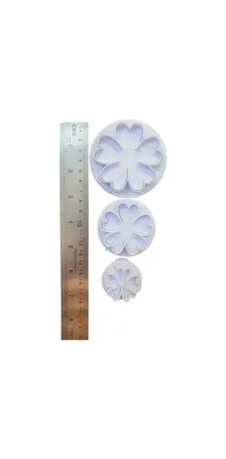 کاتر فشاری گل 5 پر قلبی